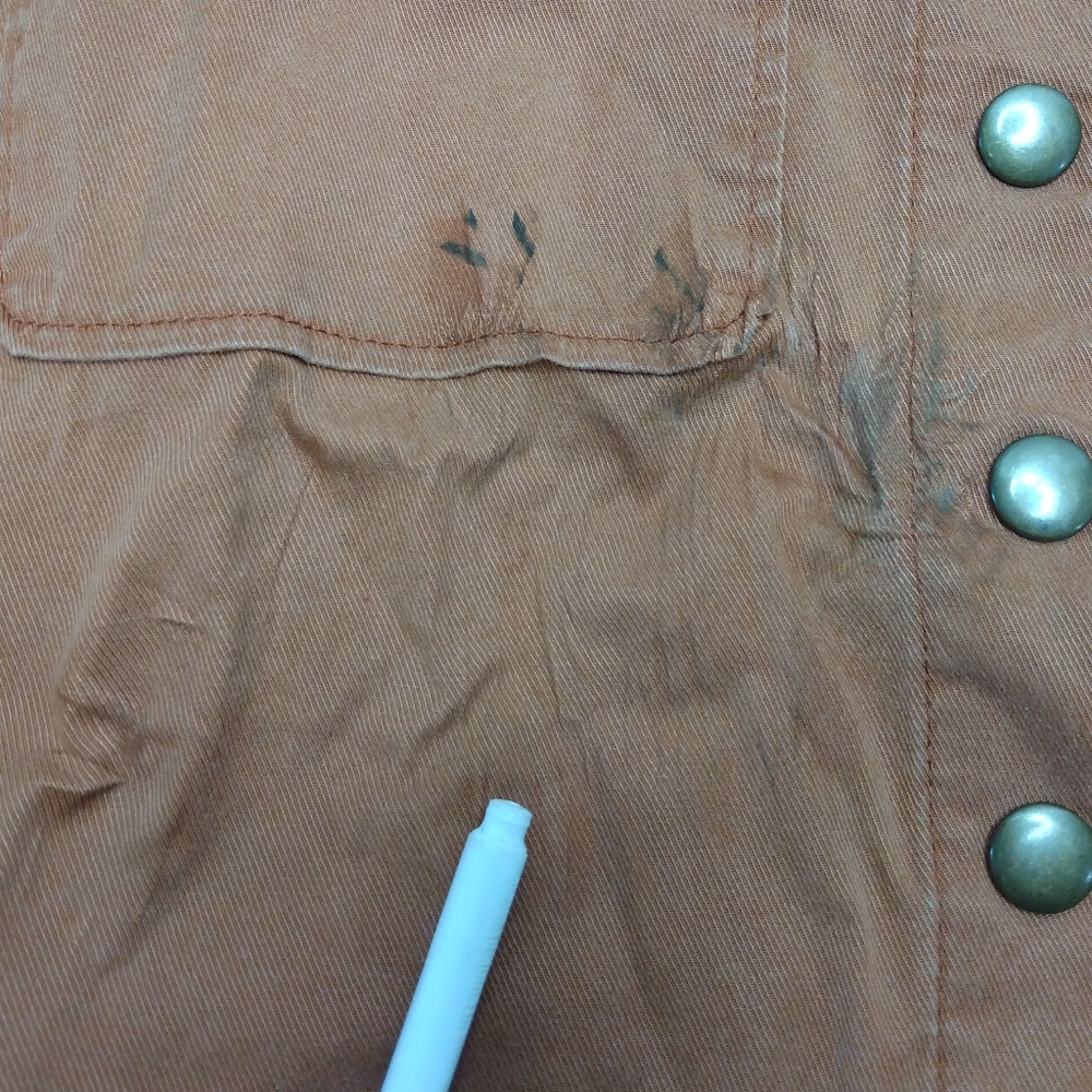 Sezane Brown Short-Sleeve Utility Romper - Picture 4 of 14